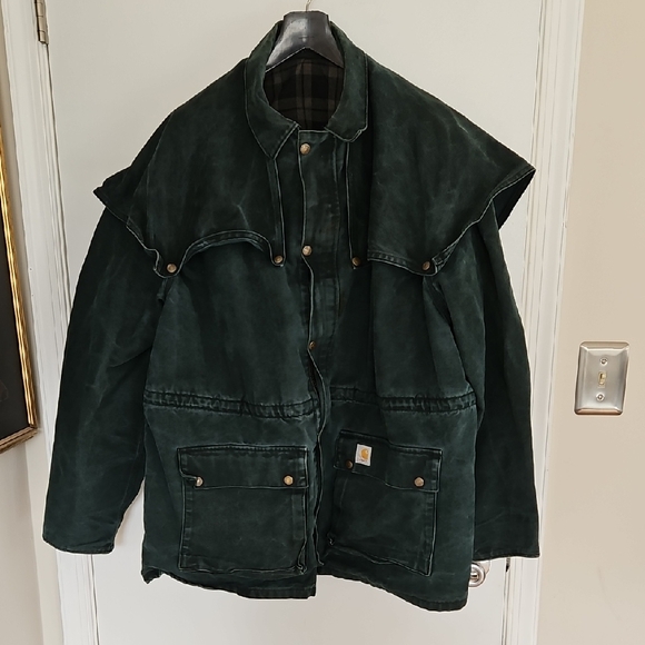 Carhartt Other - Vintage 90's Carharrt Duck Cape, Duster, Barn Coat Size XXL